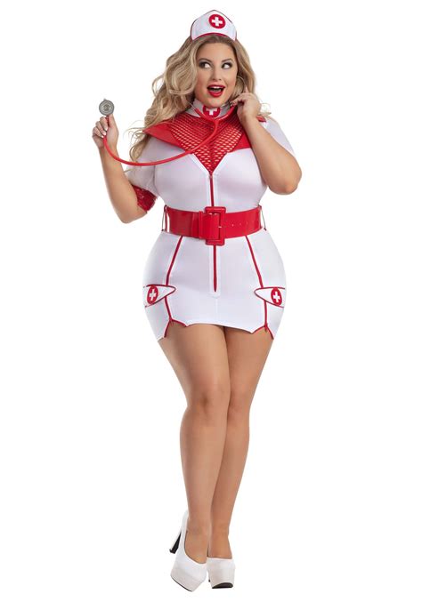 naughty nurse costume plus size|Naughty Nurse Costumes .